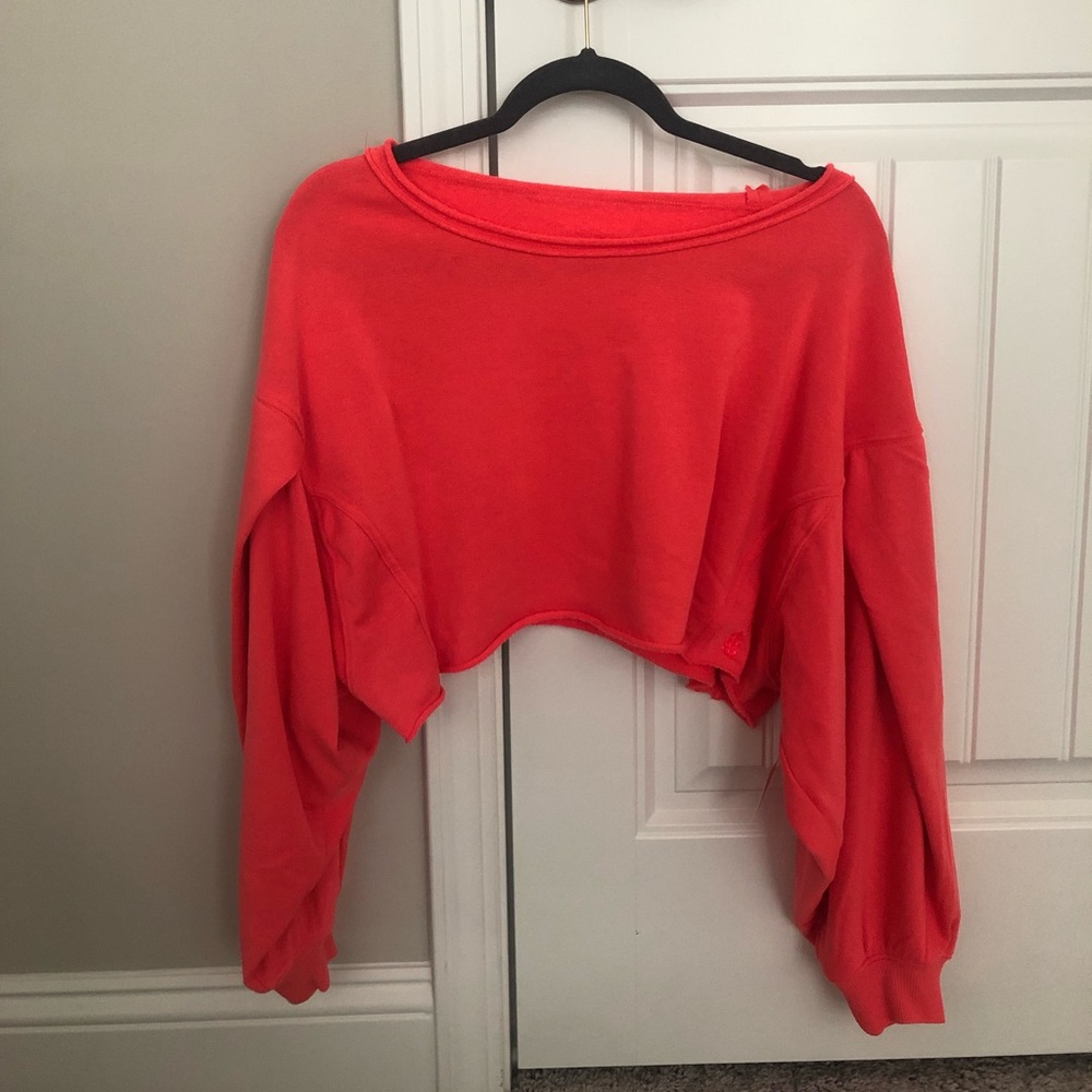 XS Free People Crop Sweatshirt